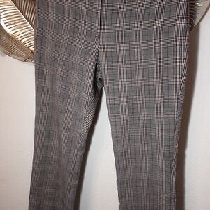 Fashion Bug Gray Checkered Womans  Dress Pants.